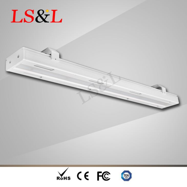 80W 150lm/W Slim Highbay LED Linear Lights